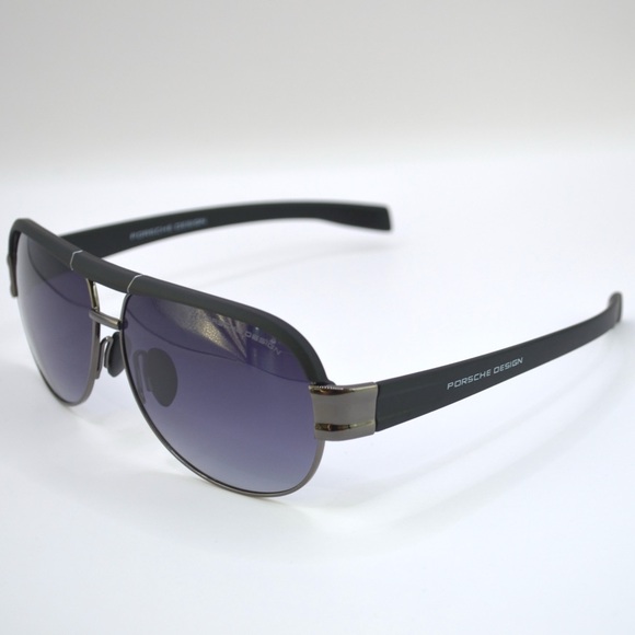 Porsche Design Other - Porsche Design Men Sunglasses Matte Black Gunmetal | New | No Case  62-13-138